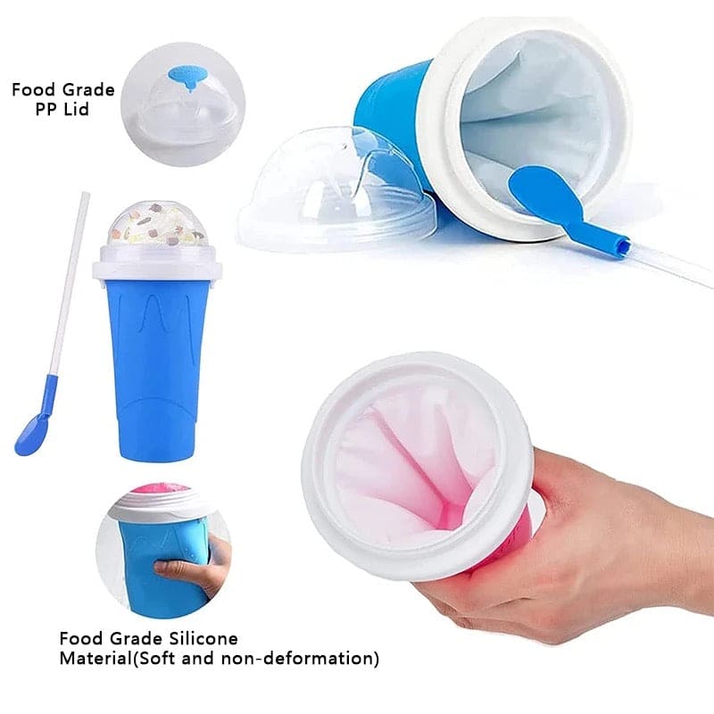 Slushy Ice Maker Cup, Silicon Ice Cream Slushy Maker Bottle Shake Cup, Magic Quick Frozen Smoothies Cup, Summer Squeeze Homemade Juice Water Bottle, Double Layer Squeeze Slushy Maker Cup, Homemade Milk Shake Ice Cream Maker Slushy Ice Maker Cup, Silicon Ice Cream Slushy Maker Bottle Shake Cup, Magic Quick Frozen Smoothies Cup, Summer Squeeze Homemade Juice Water Bottle, Double Layer Squeeze Slushy Maker Cup, Homemade Milk Shake Ice Cream Maker